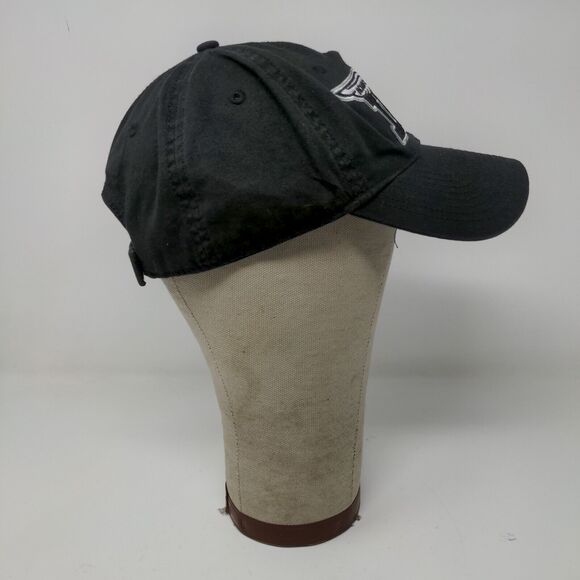 Indianapolis Motor Speedway IMS Strapback Hat Embroidered Logo Racing Black OSFM - Picture 6 of 11